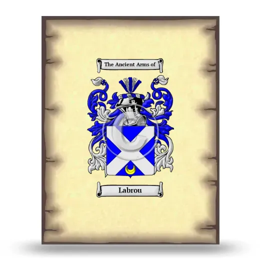 Labrou Coat of Arms Print