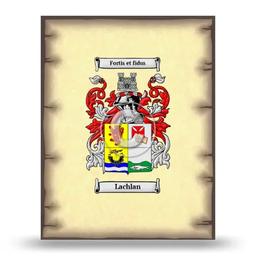 Lachlan Coat of Arms Print