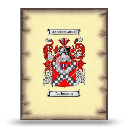 Lachmann Coat of Arms Print