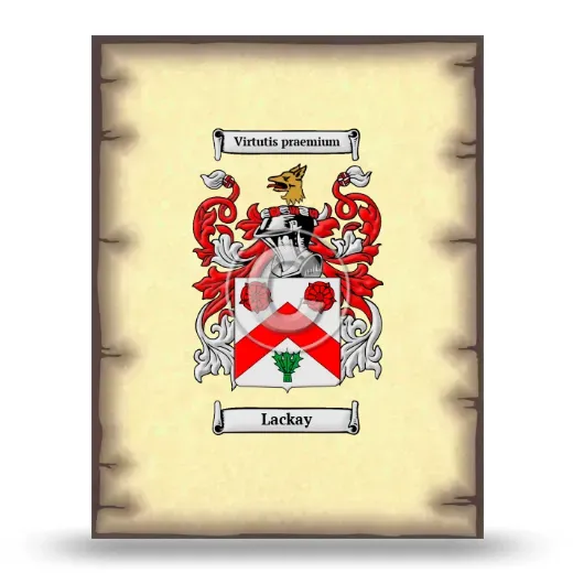 Lackay Coat of Arms Print