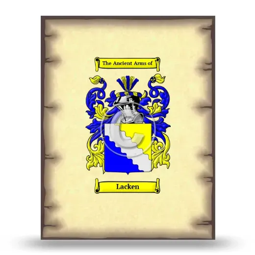 Lacken Coat of Arms Print