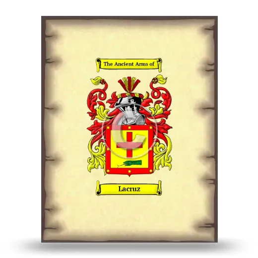 Lacruz Coat of Arms Print