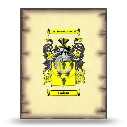 Ladam Coat of Arms Print