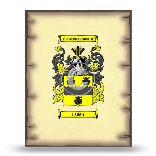 Laden Coat of Arms Print