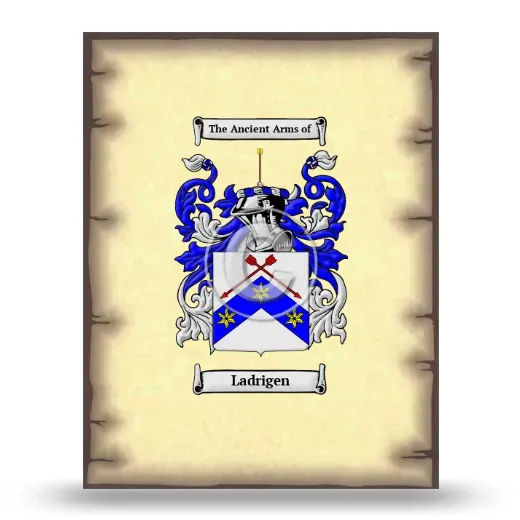 Ladrigen Coat of Arms Print