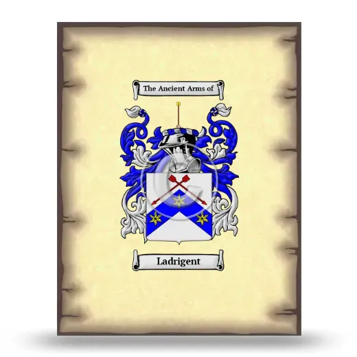 Ladrigent Coat of Arms Print