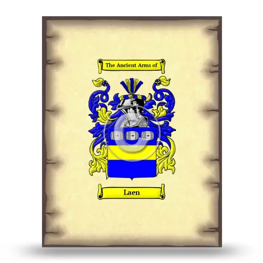 Laen Coat of Arms Print