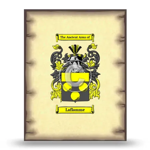 Laflamme Coat of Arms Print