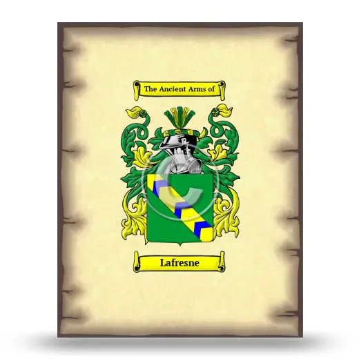 Lafresne Coat of Arms Print