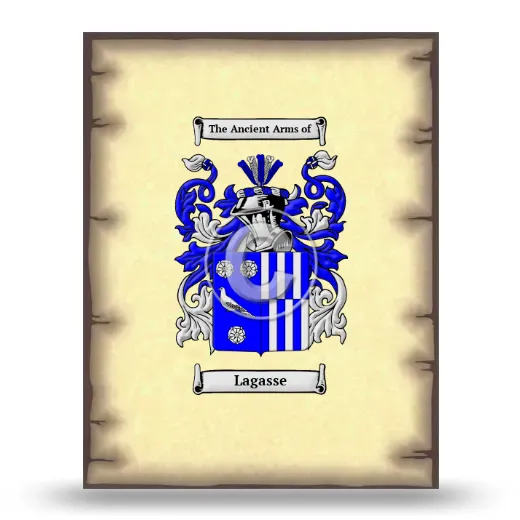 Lagasse Coat of Arms Print
