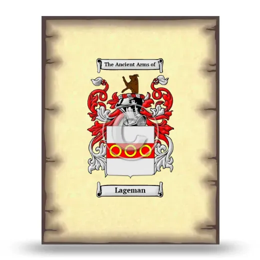 Lageman Coat of Arms Print