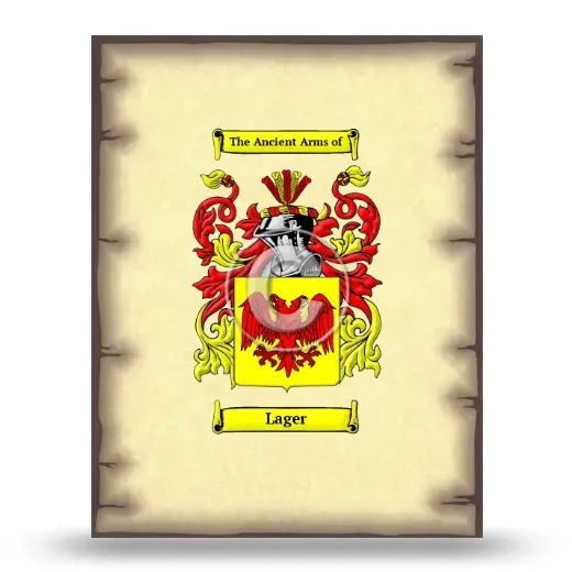 Lager Coat of Arms Print