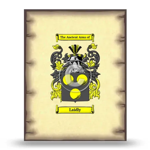 Laidly Coat of Arms Print