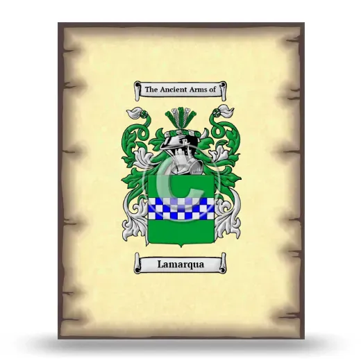 Lamarqua Coat of Arms Print