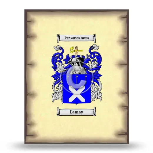Lamay Coat of Arms Print