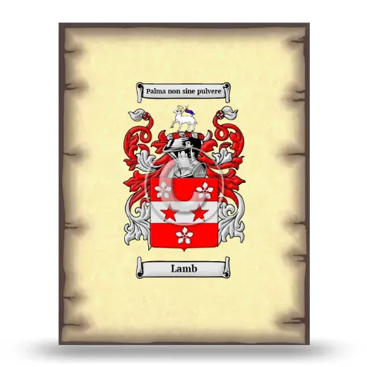 Lamb Coat of Arms Print