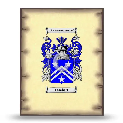 Lambert Coat of Arms Print