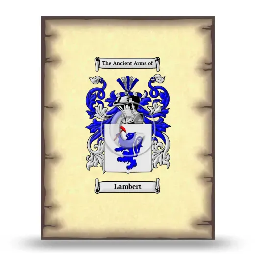 Lambert Coat of Arms Print