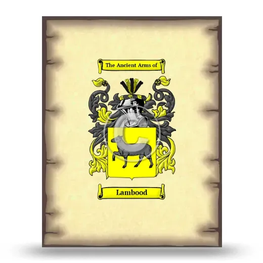 Lambood Coat of Arms Print