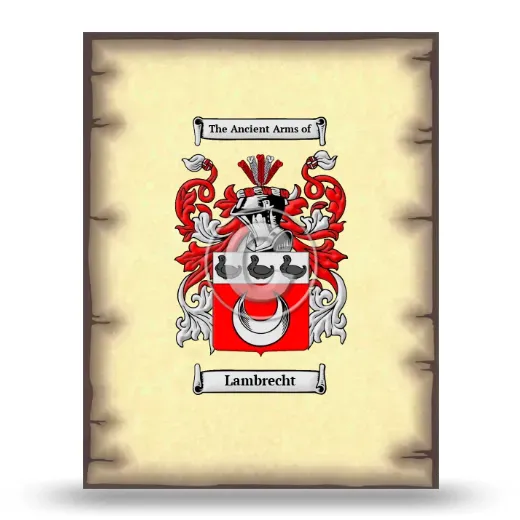 Lambrecht Coat of Arms Print