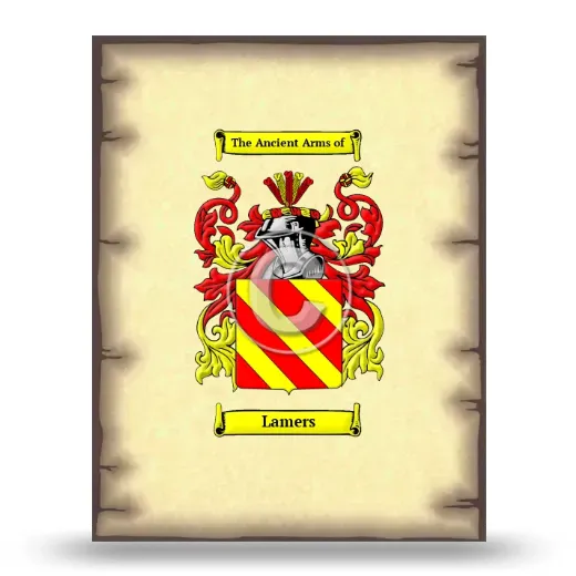 Lamers Coat of Arms Print
