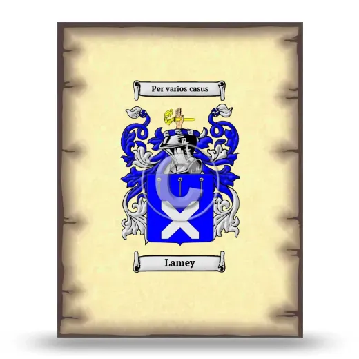 Lamey Coat of Arms Print