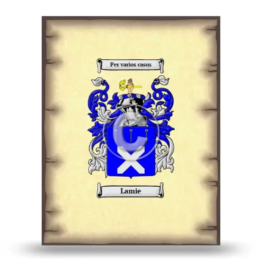 Lamie Coat of Arms Print