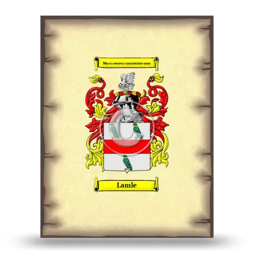 Lamle Coat of Arms Print