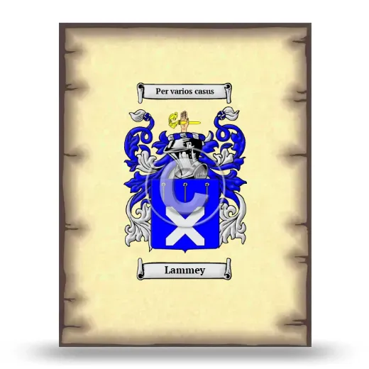Lammey Coat of Arms Print