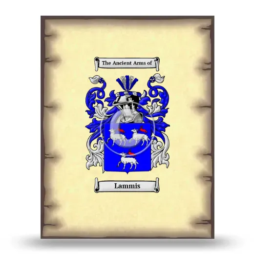 Lammis Coat of Arms Print