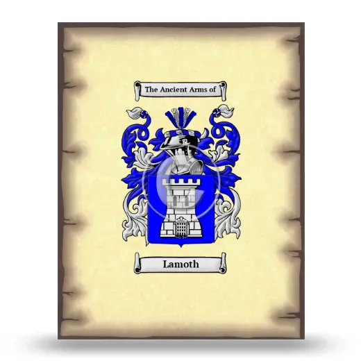 Lamoth Coat of Arms Print