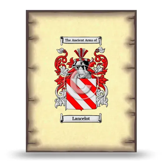 Lancelot Coat of Arms Print