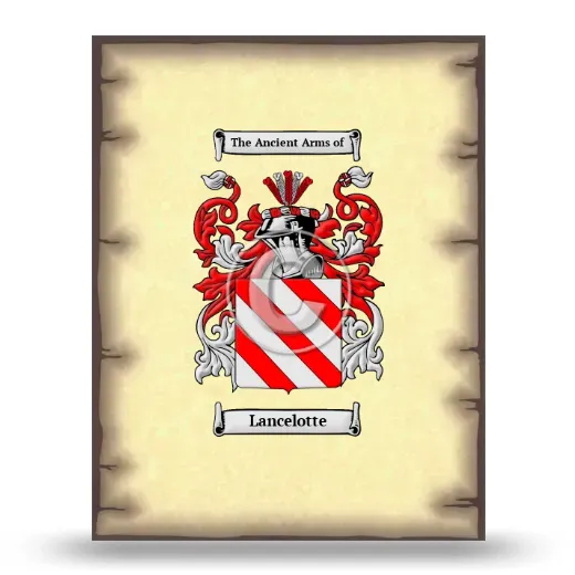 Lancelotte Coat of Arms Print
