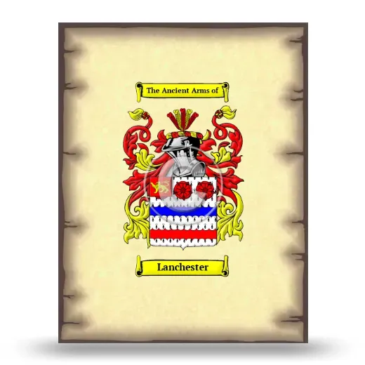 Lanchester Coat of Arms Print