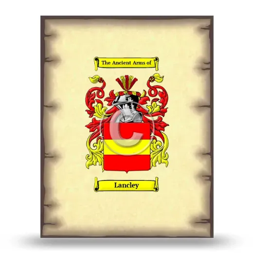 Lancley Coat of Arms Print