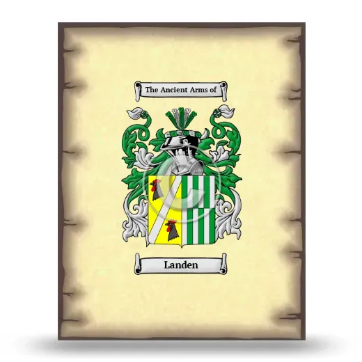 Landen Coat of Arms Print