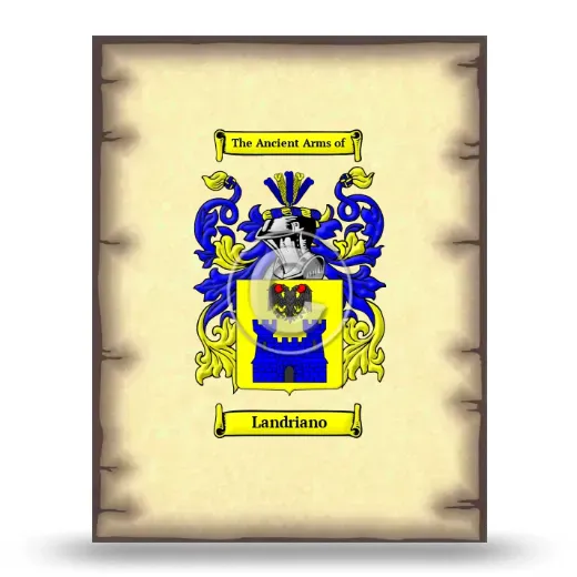 Landriano Coat of Arms Print