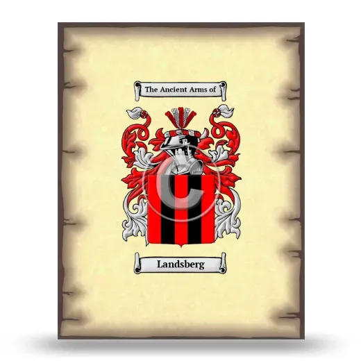 Landsberg Coat of Arms Print