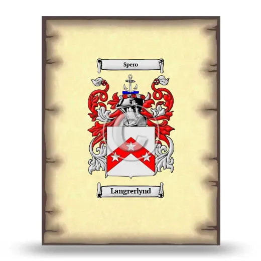 Langrerlynd Coat of Arms Print
