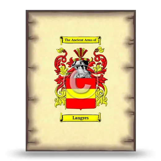 Langres Coat of Arms Print