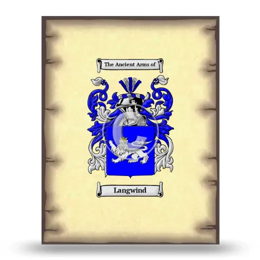 Langwind Coat of Arms Print