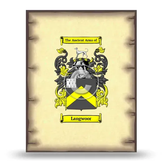 Langwoor Coat of Arms Print