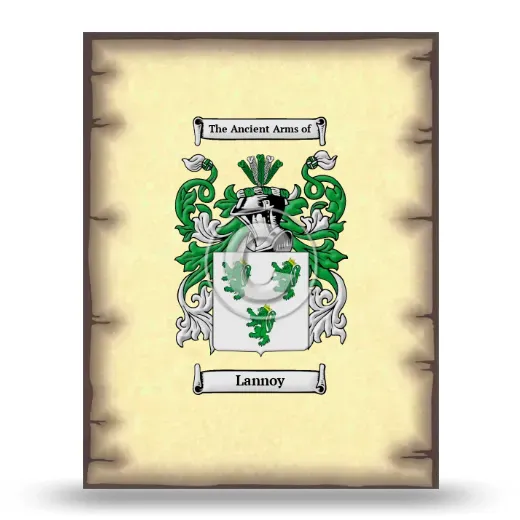 Lannoy Coat of Arms Print
