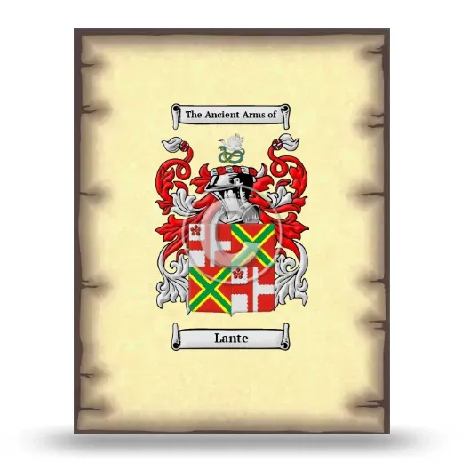 Lante Coat of Arms Print