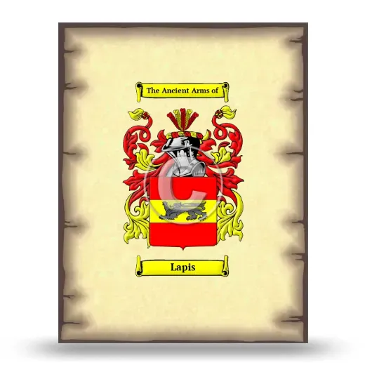 Lapis Coat of Arms Print