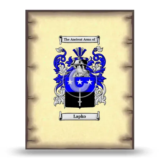 Lapko Coat of Arms Print