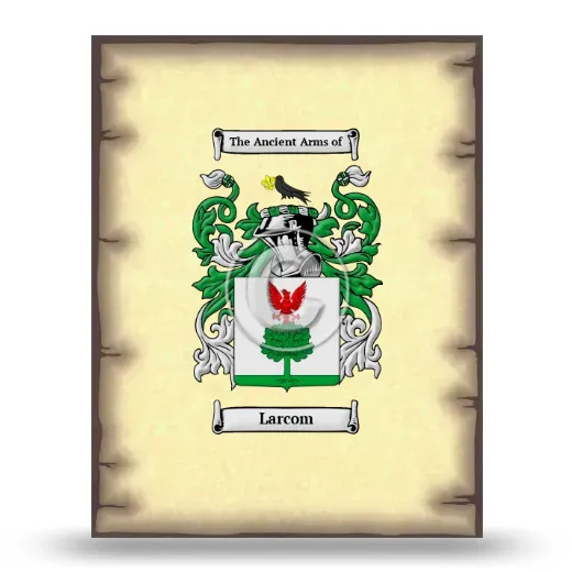 Larcom Coat of Arms Print
