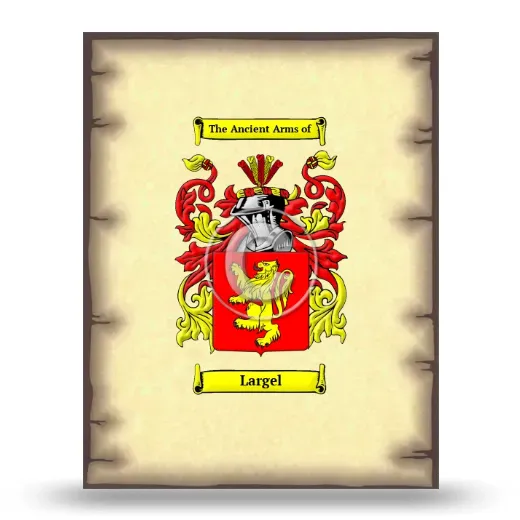 Largel Coat of Arms Print
