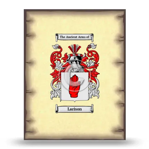 Larison Coat of Arms Print