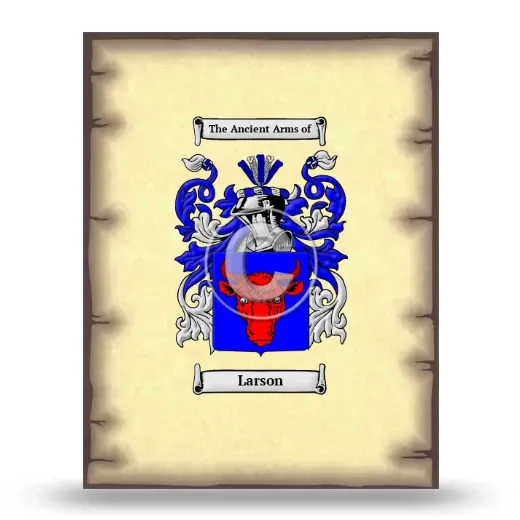 Larson Coat of Arms Print